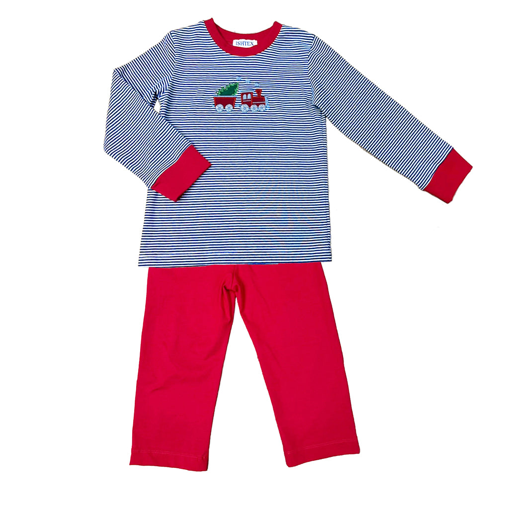 Christmas Train Pant Set