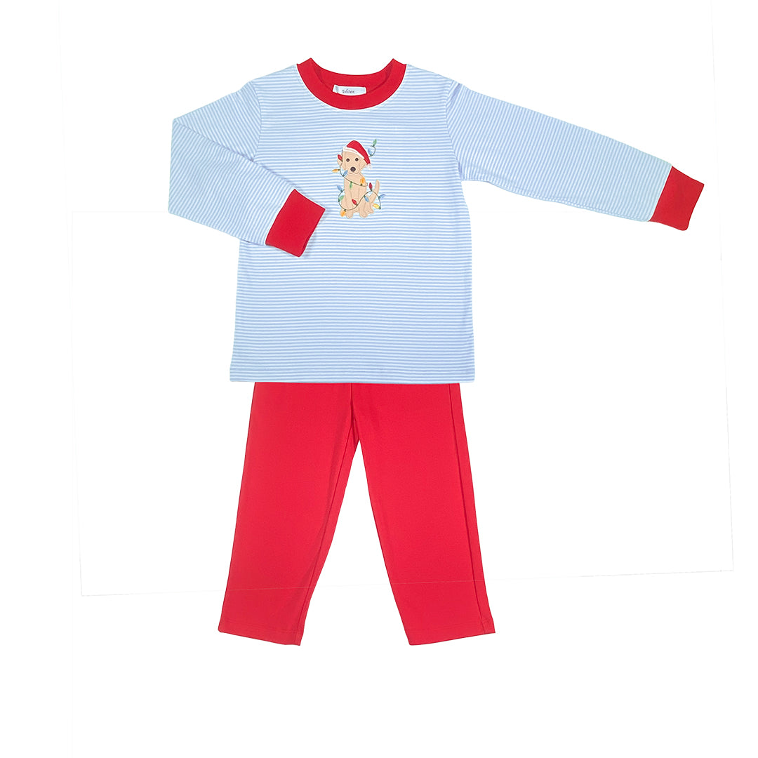 Christmas Lights Boy Pant Set