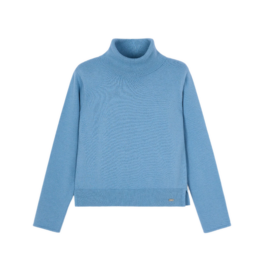 Turtleneck Sweater - Blue