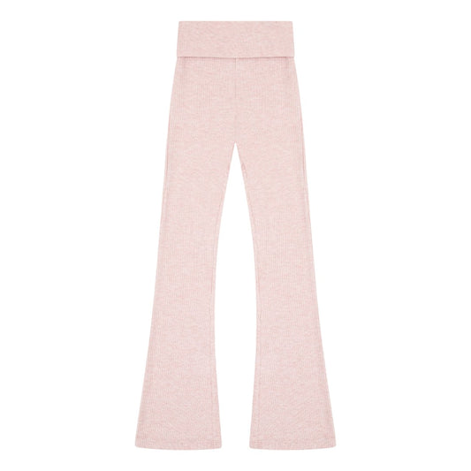 Rib Flare Pant - Moscato