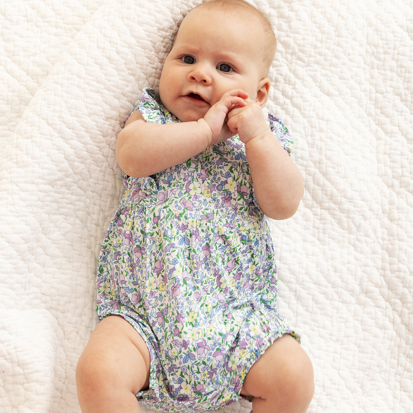 Lavinia Ruffle Bubble Romper