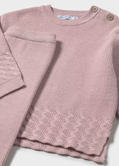 Knit Pant Set - Quartz
