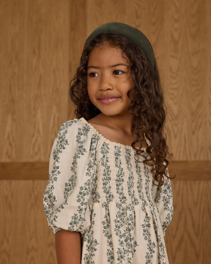 Della Dress - Green Vines