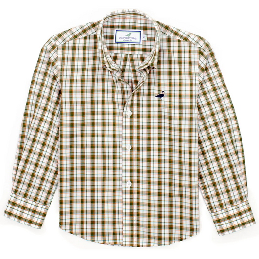 Seasonal Sportshirt - Olive Grove
