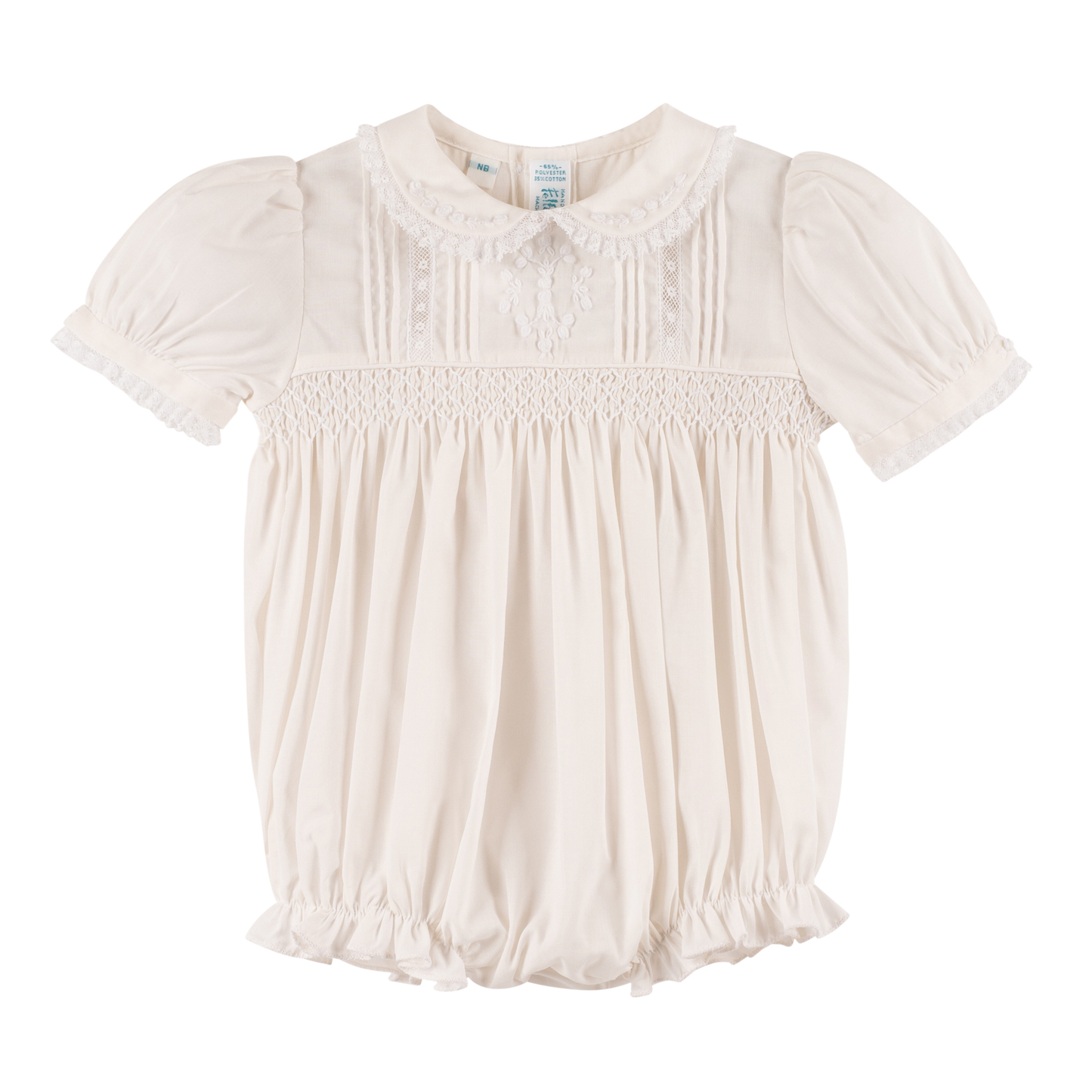 Girls Wedding Romper - Ivory