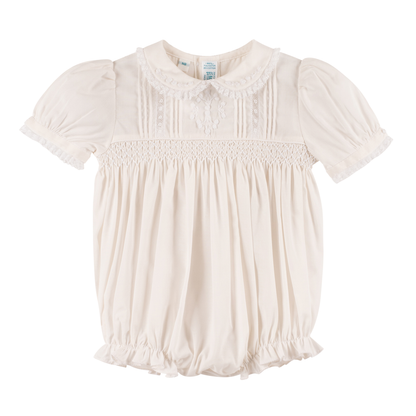 Girls Wedding Romper - Ivory