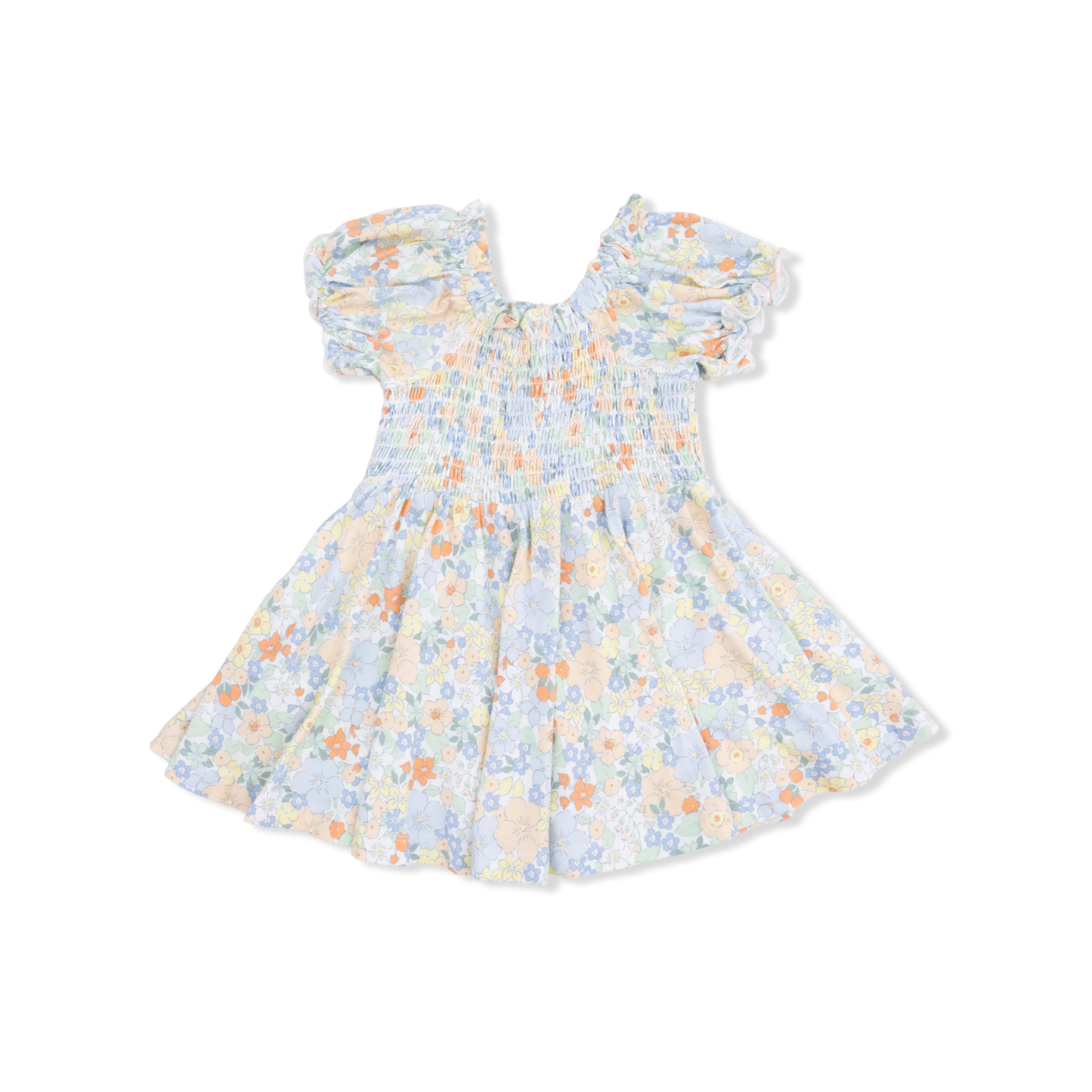 Smocked Twirly Dress - Georgia Floral