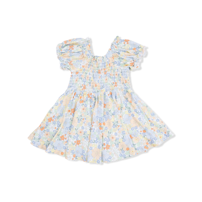 Smocked Twirly Dress - Georgia Floral