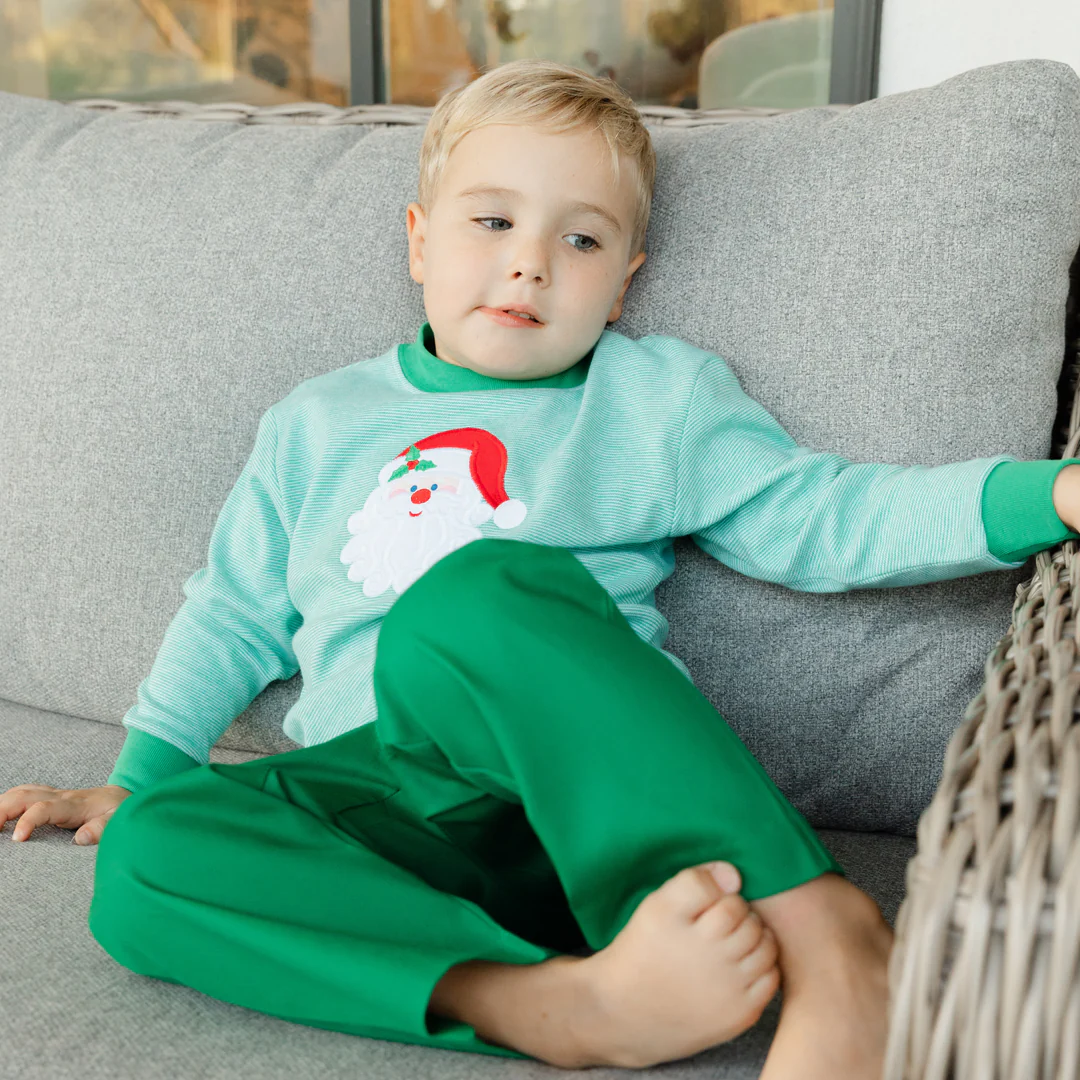 Boys Pant Set - Santa
