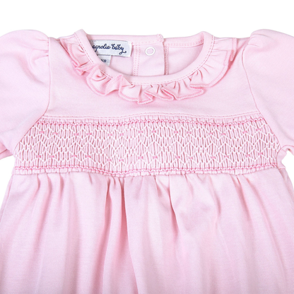 Pink Smocked Gown - 5312-325