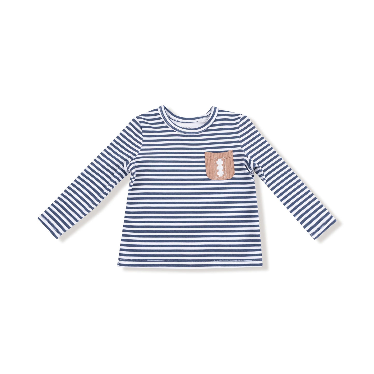 Stripes W/ Football L/S Shirt