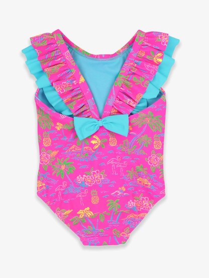 Ruffle 1PC - Neon Island Time