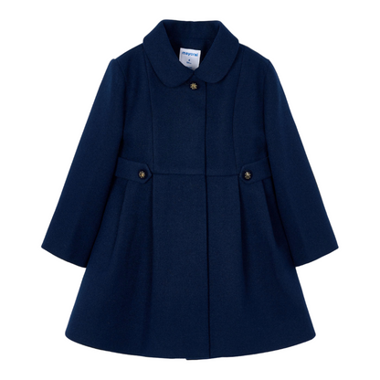 Woolen Coat - Navy