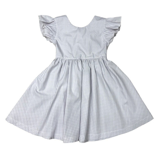 Gabrielle Dress - Lavender Gingham