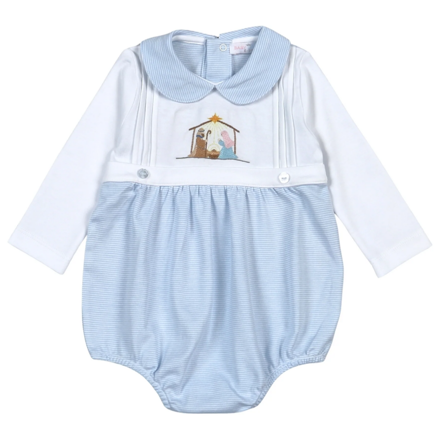 Blue Holy Night Emb. Bubble
