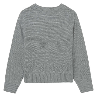 Metallic Knit Sweater - Jade