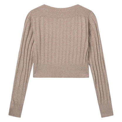 Rib Knit Sweater - Toffee