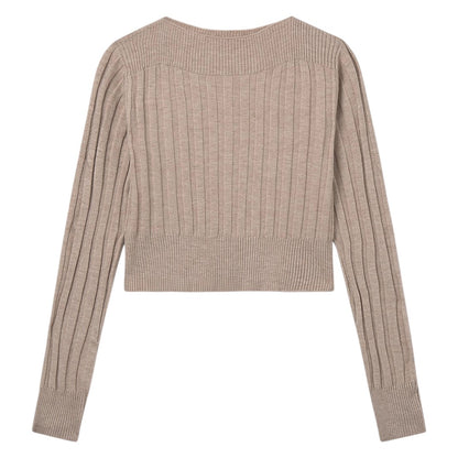 Rib Knit Sweater - Toffee