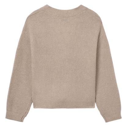 Knit Cardigan - Khaki