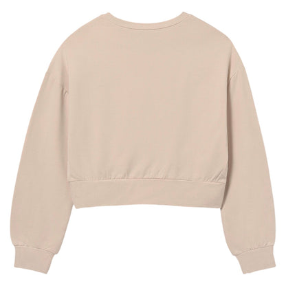 Flower Sweatshirt - Tan