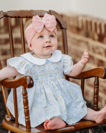 Spring Bouquet Smocked Bloomer Set