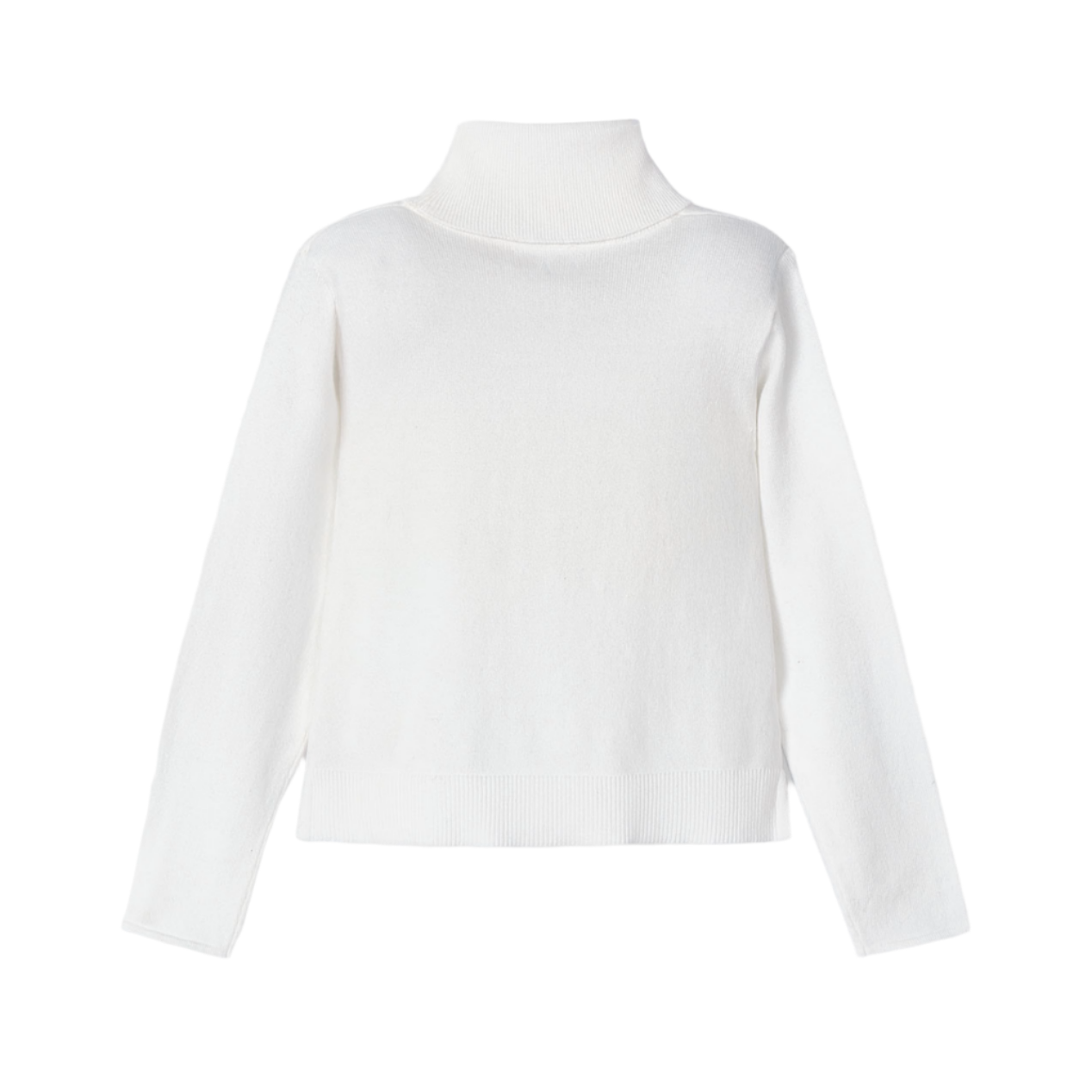 Turtleneck Sweater - White