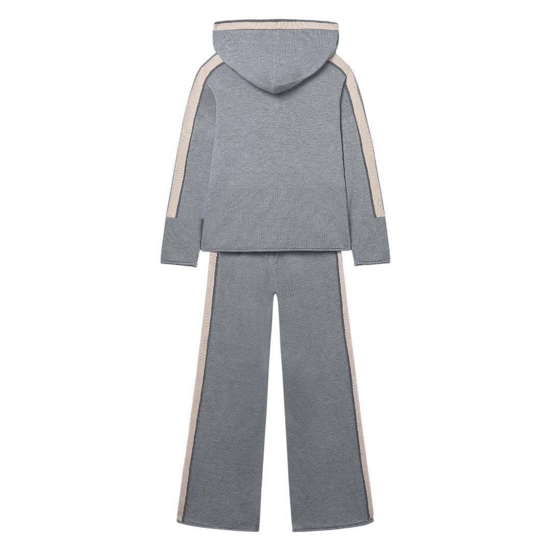 Hoodie Pant Set - Gray