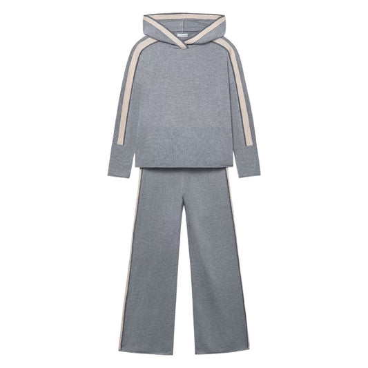 Hoodie Pant Set - Gray