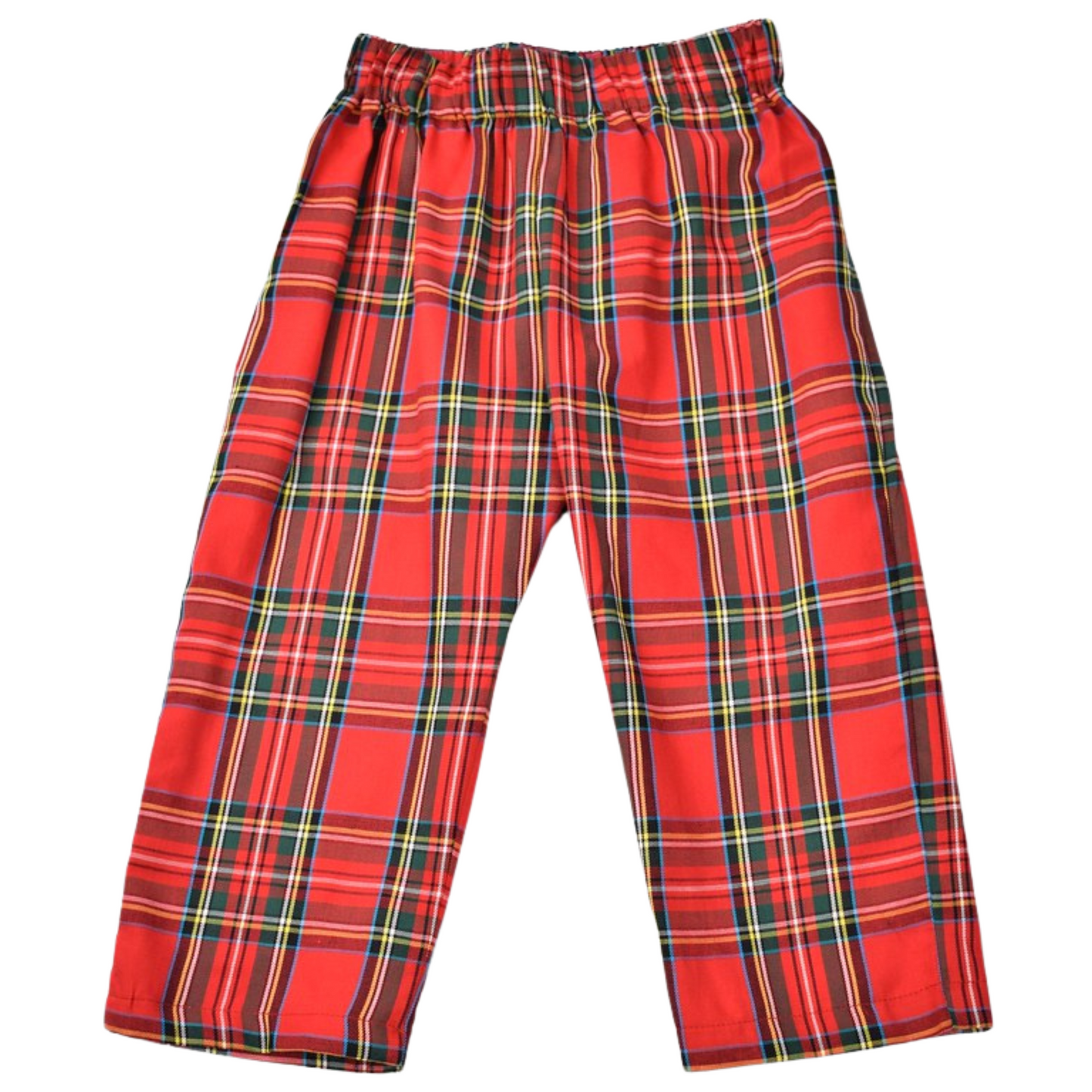 Plaid Santa L/S Pant Set