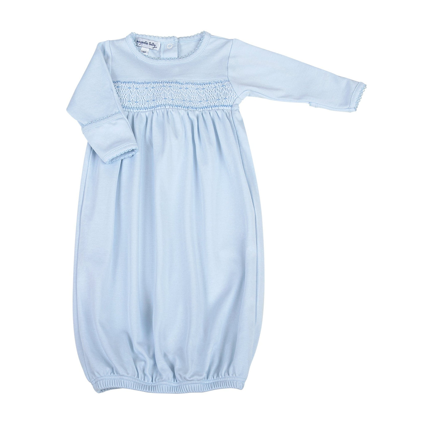 Blue Smocked Gown - 5312-315