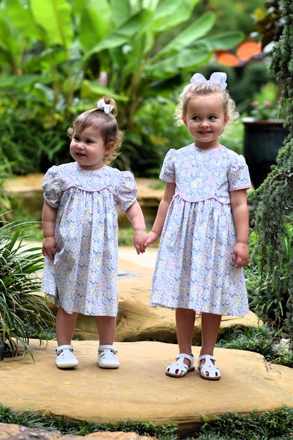 Waistline Dress - Blue Bell