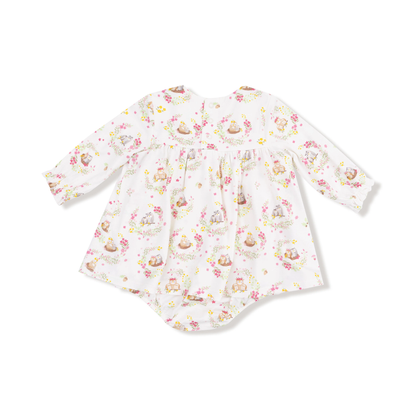 Floral Owl Families Skirt Bubble