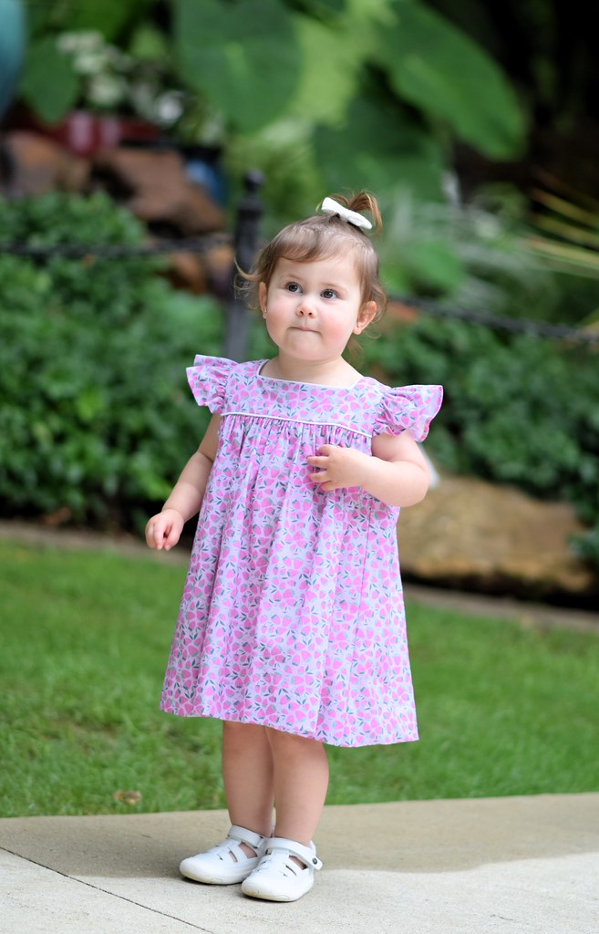 Angel Slv. Dress - Strawberry
