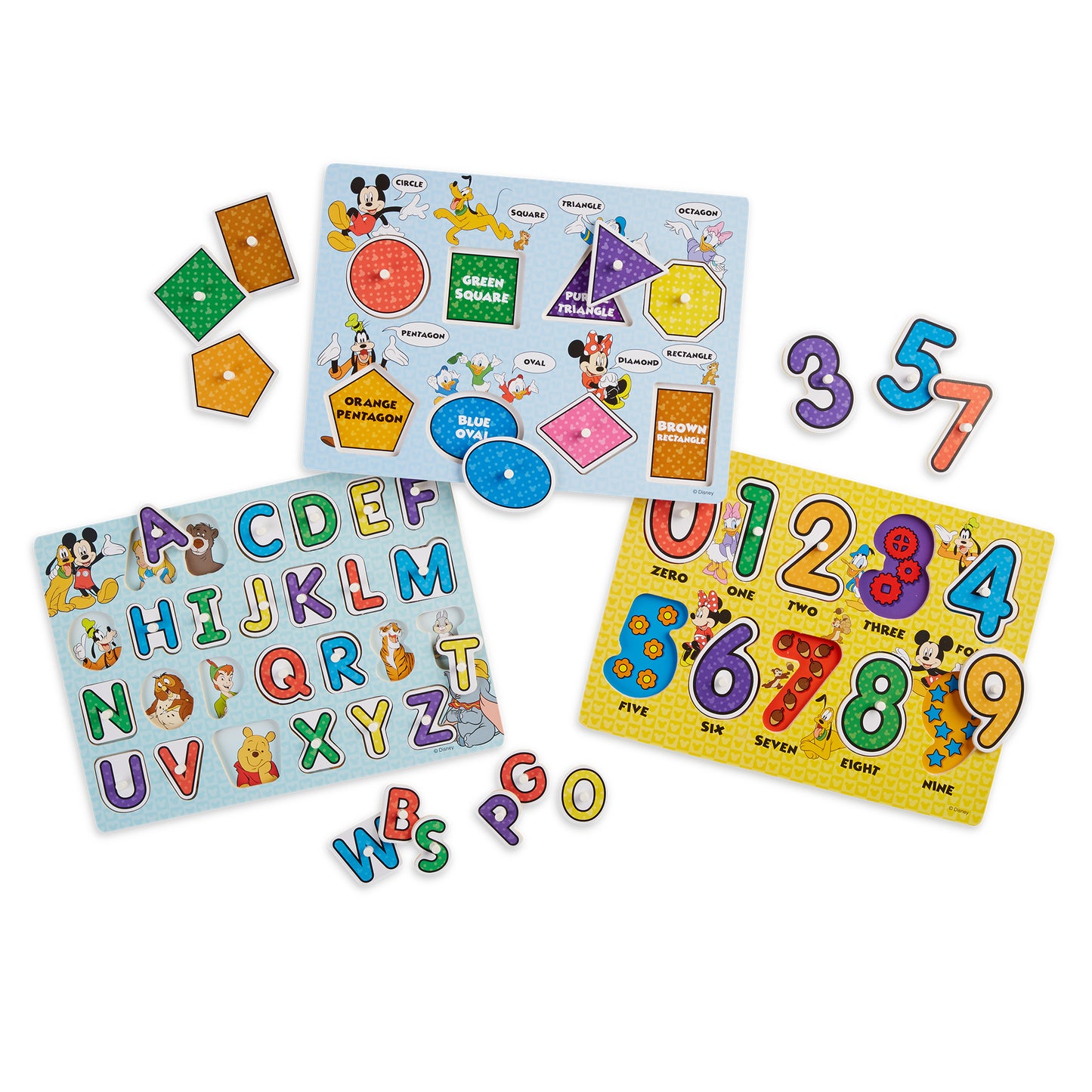 Disney Peg Puzzle Bundle