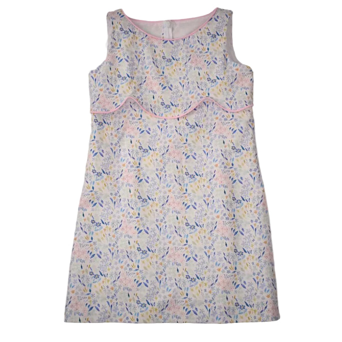 A Line Dress - Blue Bell Floral