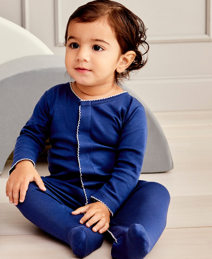 Kissy Basics Footie - Navy