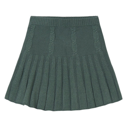 Girls Knit Skirt - Sage