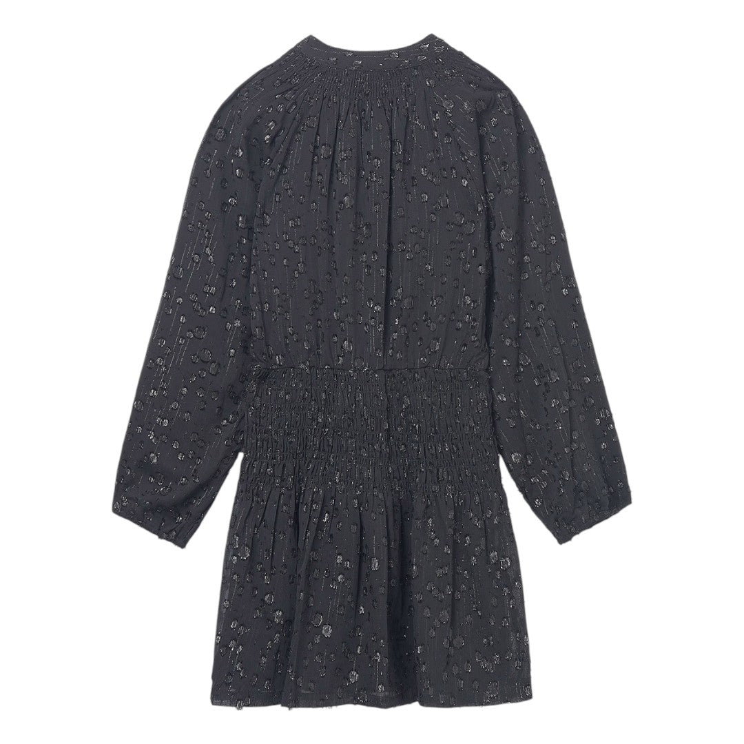 Chiffon L/S Dress - Black