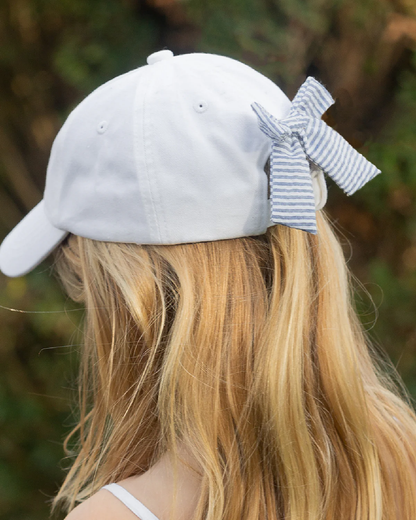 American Flag Bow Baseball Hat
