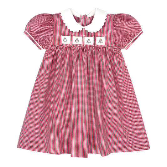 Ruth Dress - Red Minigingham