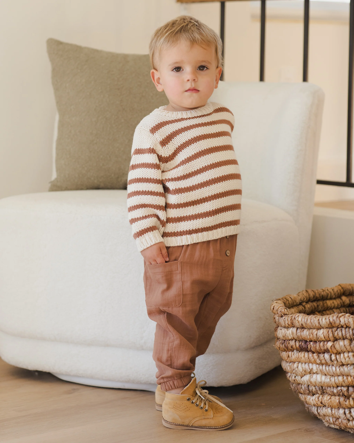 Rex Sweater - Cedar Stripe