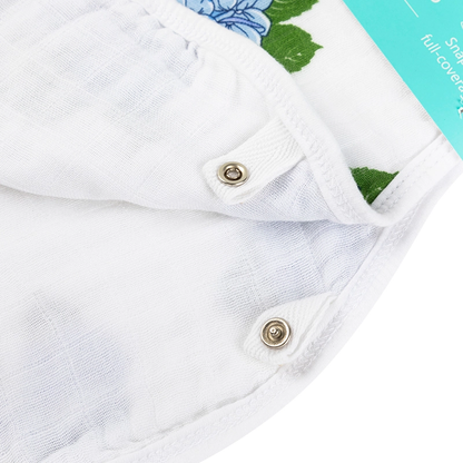 Burp Cloth & Bib: Hydrangeas