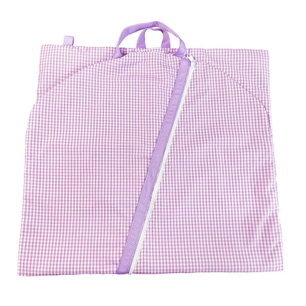 Gingham Garment Bag