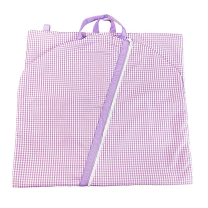 Gingham Garment Bag