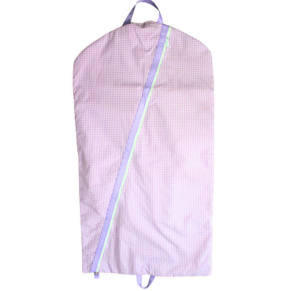 Gingham Garment Bag