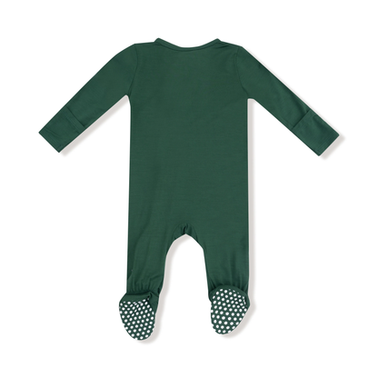 Hunter Green 2 Way Zip Footie