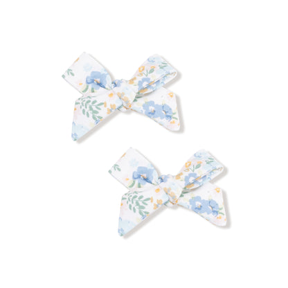 Sweet Rose Calico - Bow Clips 2PK