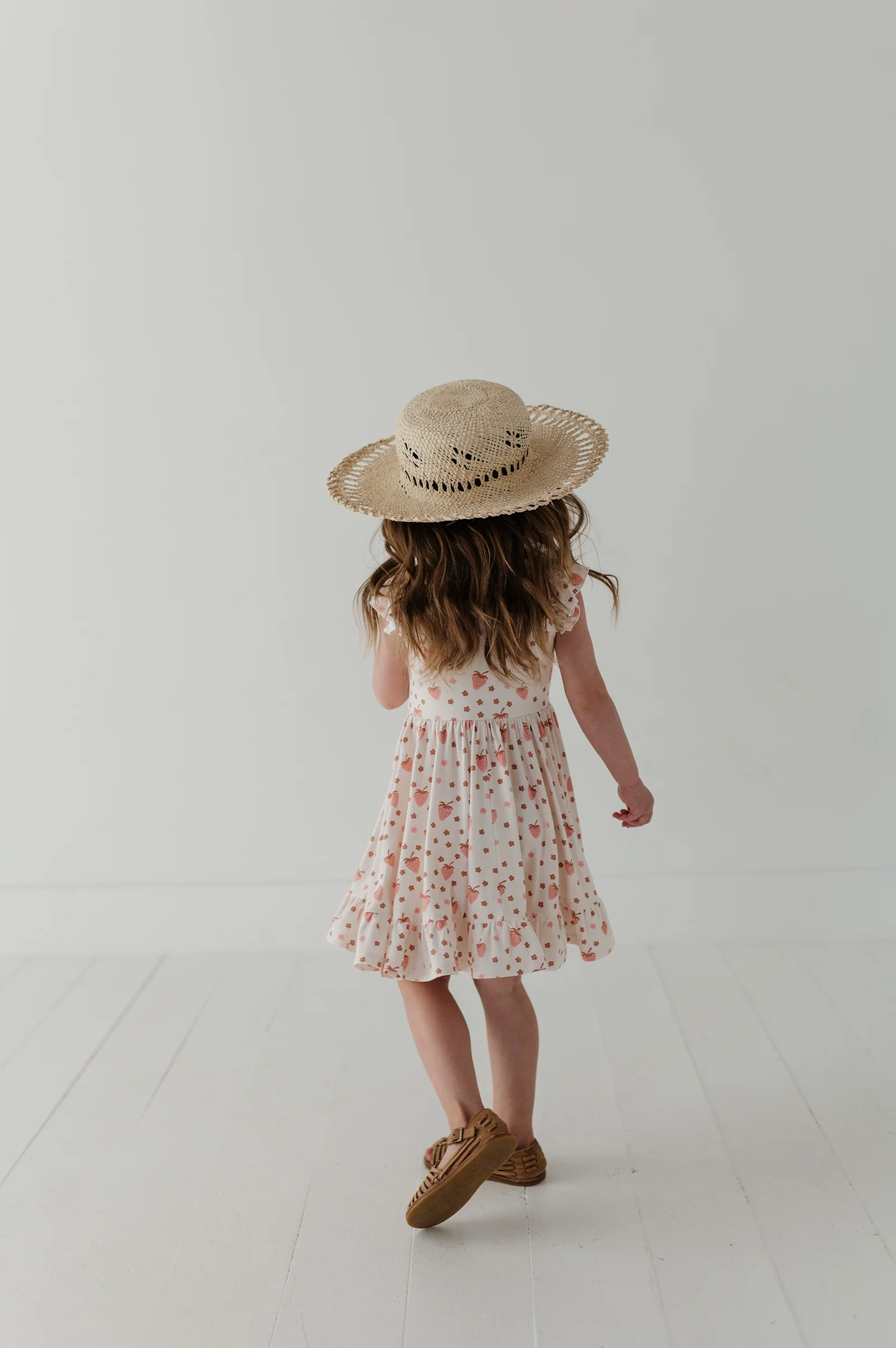 Strawberries - S/L Twirl Dress