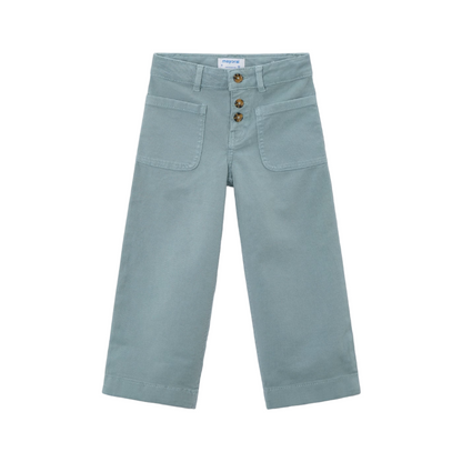 Girls Twill Pants - Sage