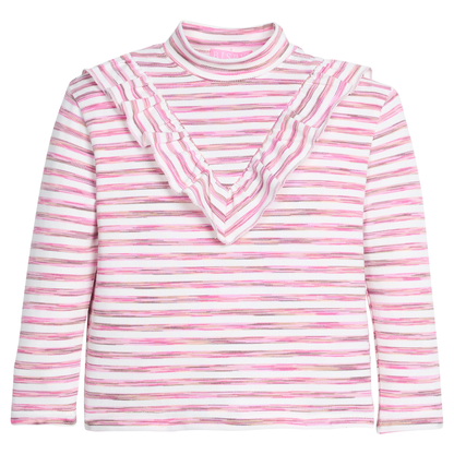 Aspen Top - Recoleta Rose Stripe